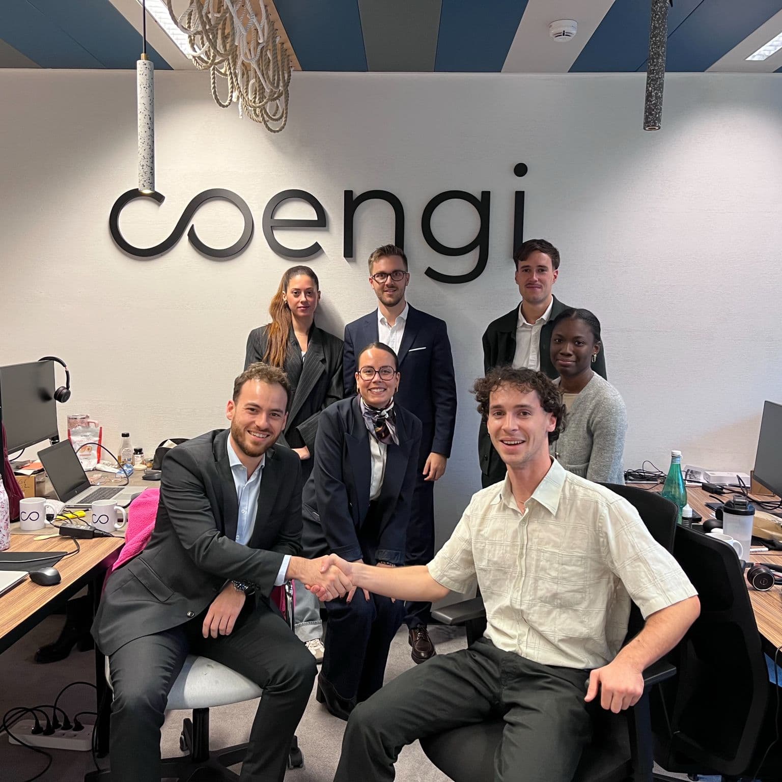 The Coengi team at their offices